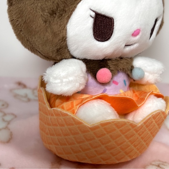 Kuromi Icecream Parlor Sundae Plush - Full Size - Sanrio - Kawaii Collector - Picture 6 of 10